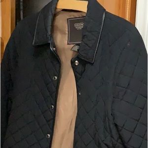 coach quilted jacket